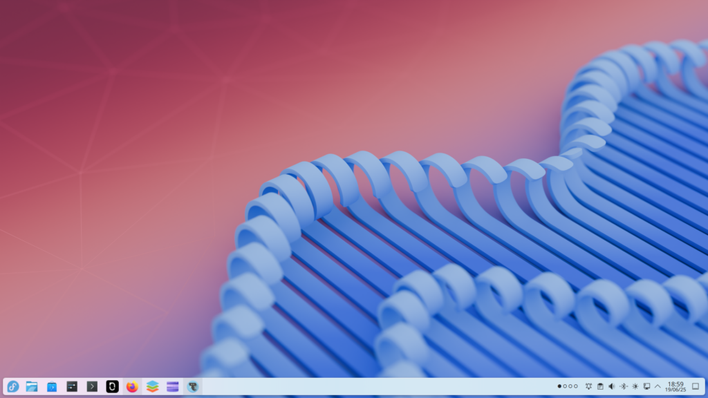 Escolhi o KDE Plasma… e deixei tudo como está