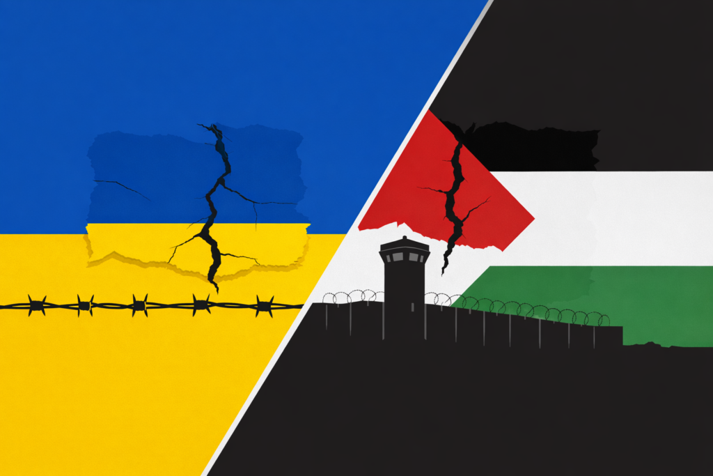 A Ucrânia, a Palestina e a ordem internacional em erosão