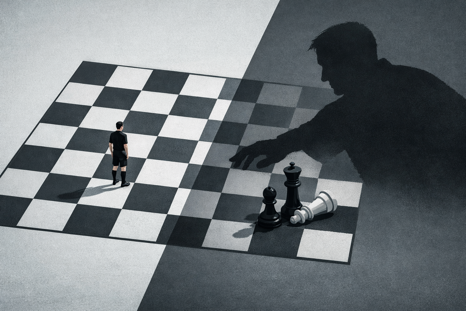 O árbitro e o dono do jogo