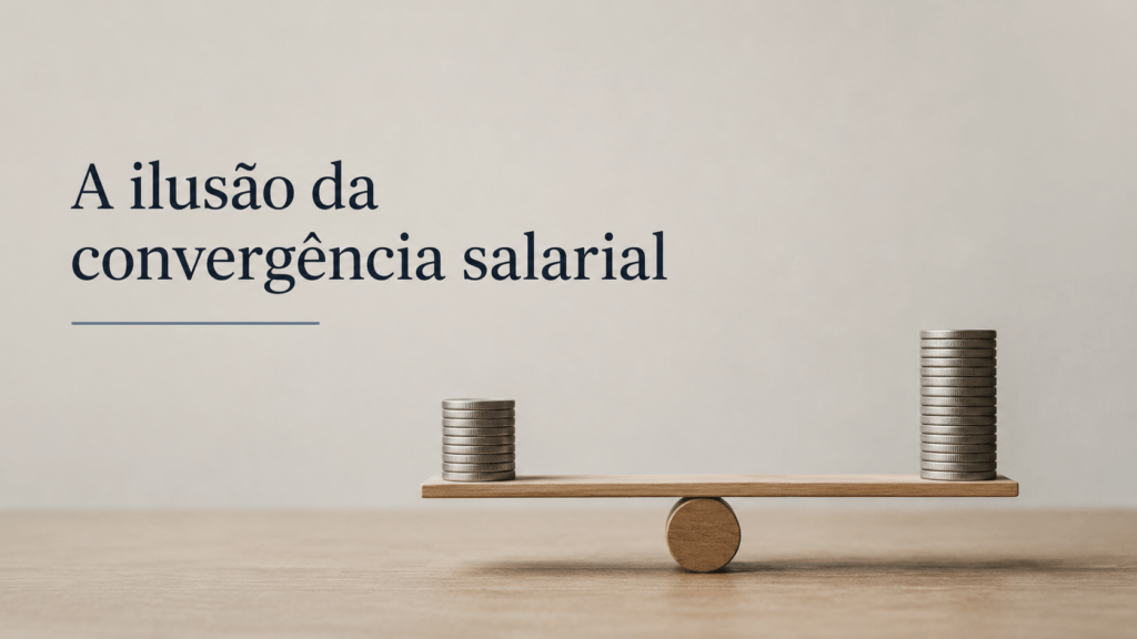 A ilusão da convergência salarial